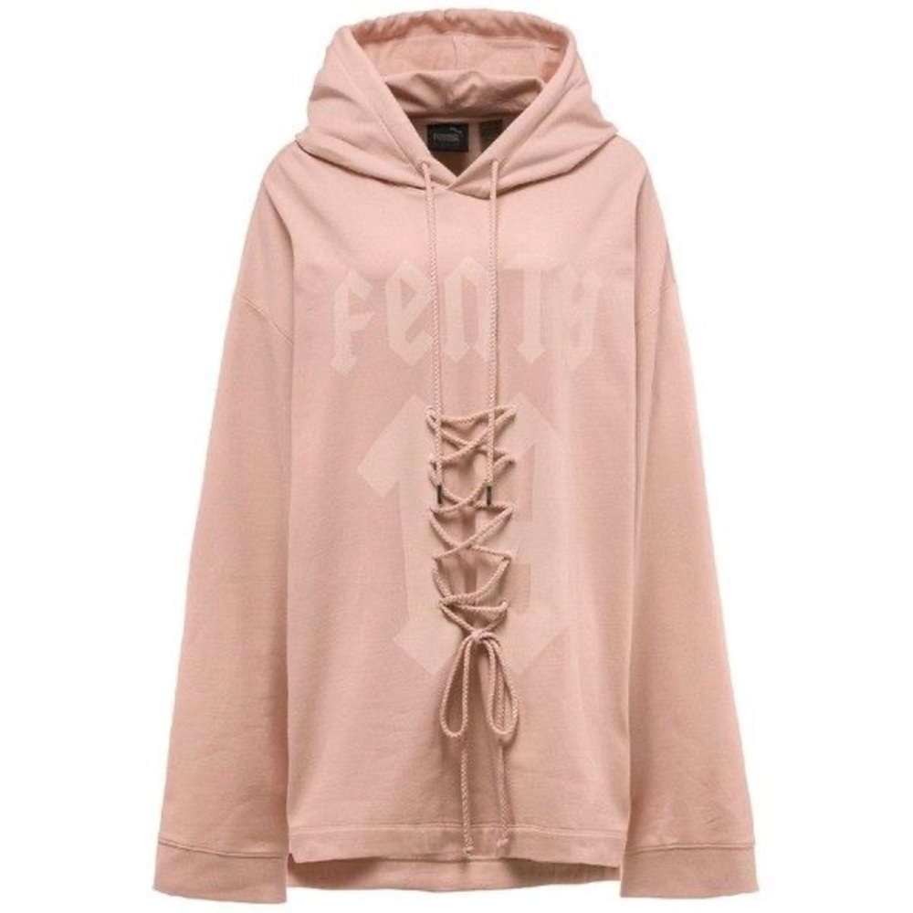 Fenty Oversized Lace Up Hoodie